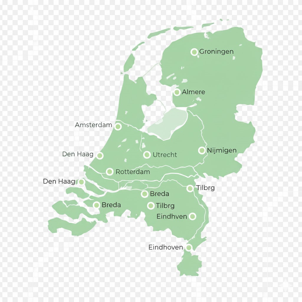 Netherlands Service Map